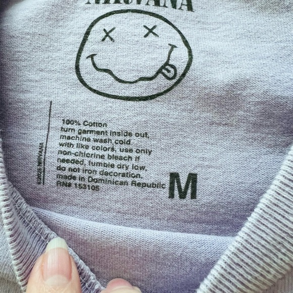NIRVANA Lavender Graphic Tee - Picture 4 of 5